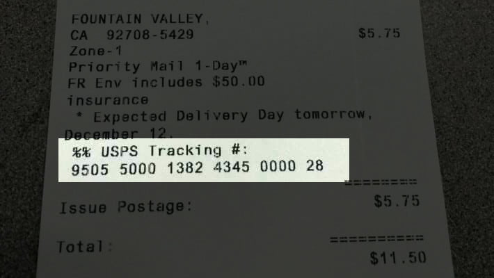 Where is the Tracking Number on USPS Receipt. Check full details to find Tracking Number on USPS Receipt
