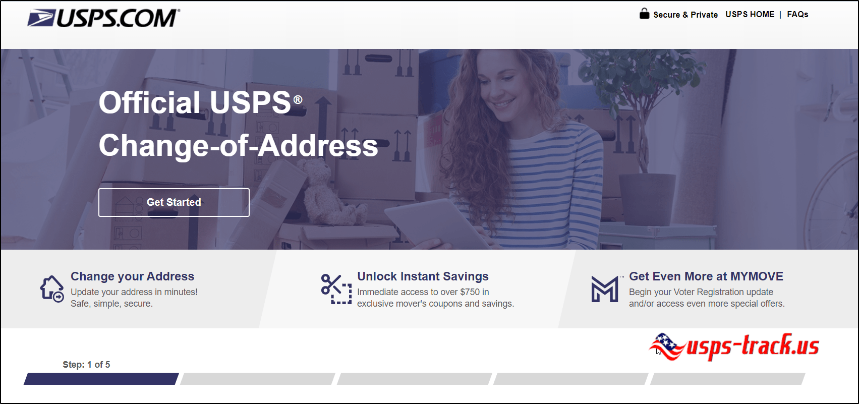 USPS Change of Address How to change address with USPS ? USPSTrack.App