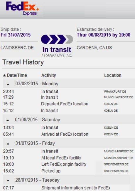Fedex Tracking by Tracking Number