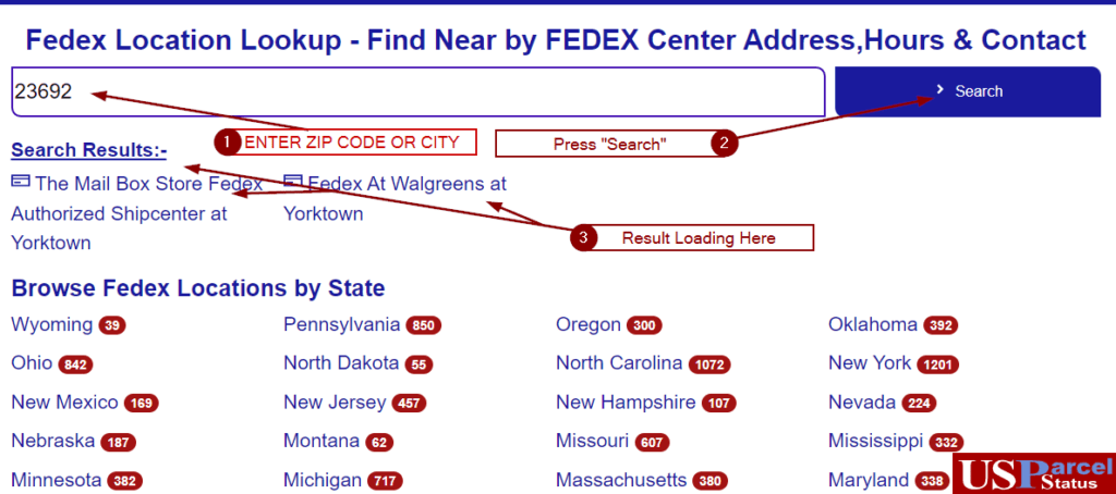 Fedex Location- Near me